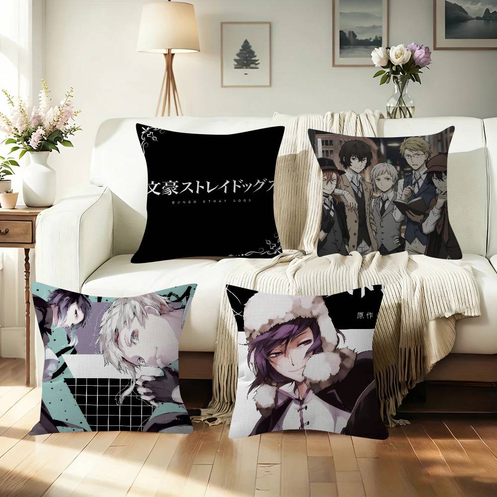 Home Textiles Throw - Fodera per cuscino Anime B-Bungo Stray