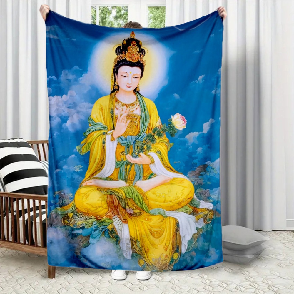 Home Textiles Images - immagine di Guanyin Bodhisattva, coperta in