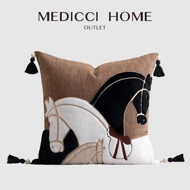 Pillow Cover 20X20 - Medicci Home Lussuosa Federa per Cuscino