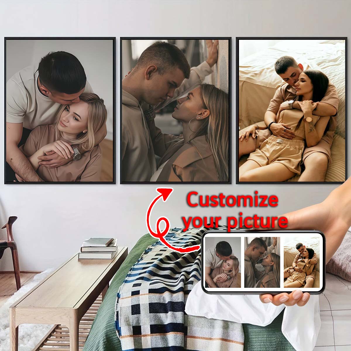 Triptico - Quadro in legno per - Home Textiles Fabric recensione e prezzo