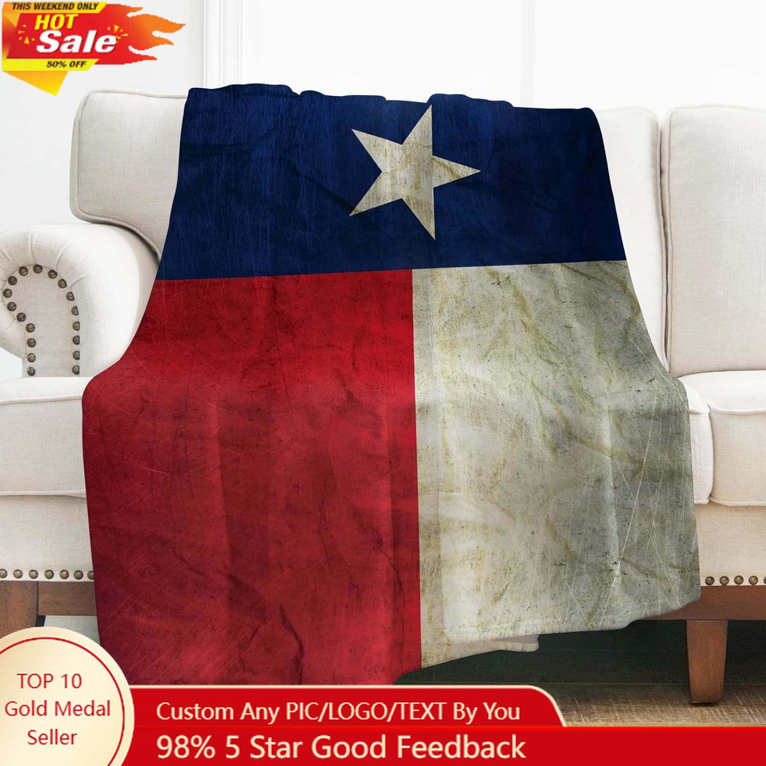 Levens Texas Flag Coperta da t - Home Textiles Throw recensione e prezzo