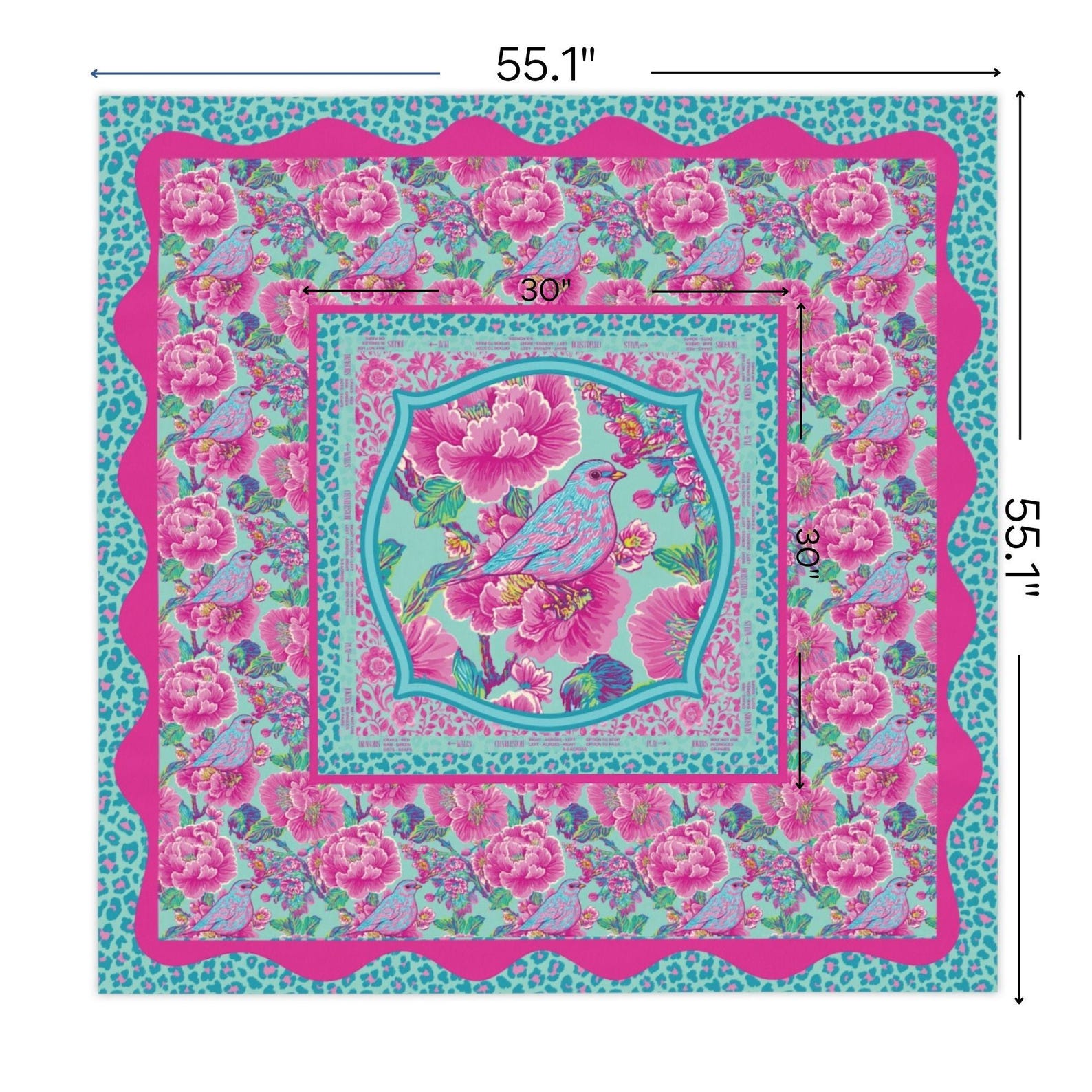 Tovaglia quadrata rosa per Mah - Home Textiles Direct recensione e prezzo