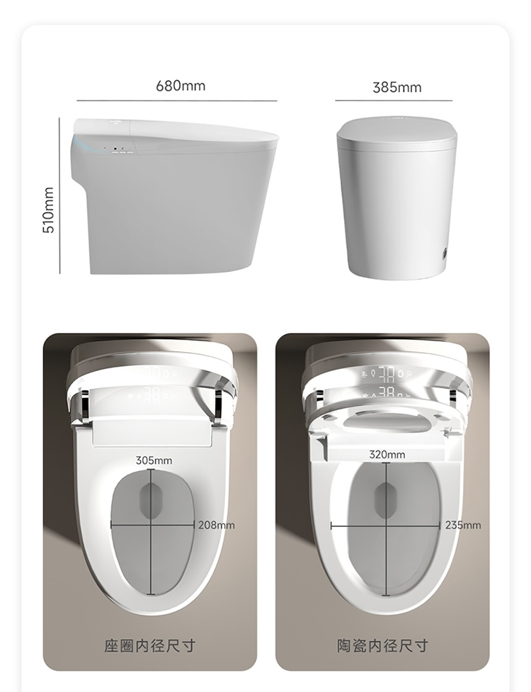 WC Smart con Scarico Automatic - P & C Home Textiles Usa recensione e prezzo