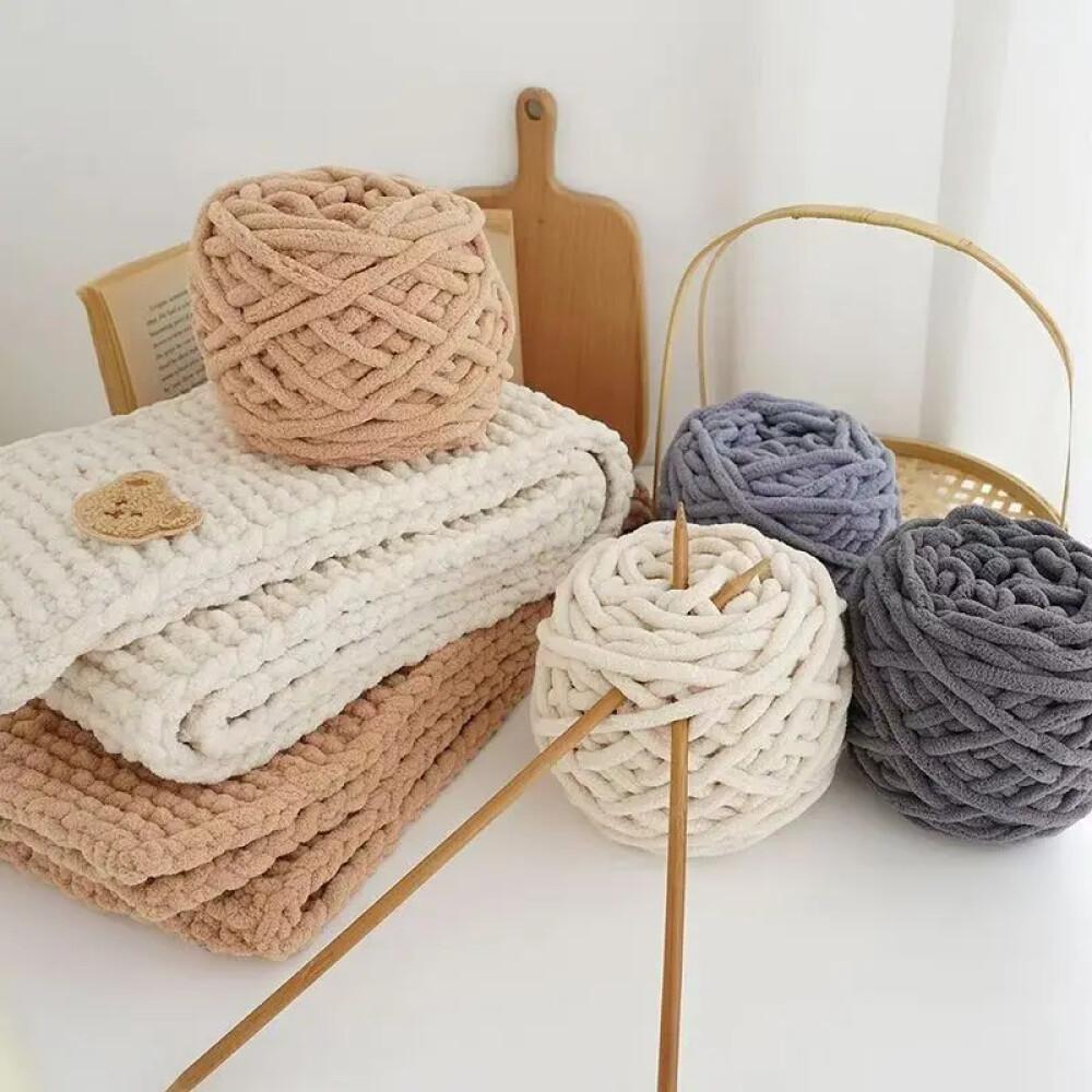 1 pz 100g ciniglia filato per  - Wool Blanket Herringbone recensione e prezzo