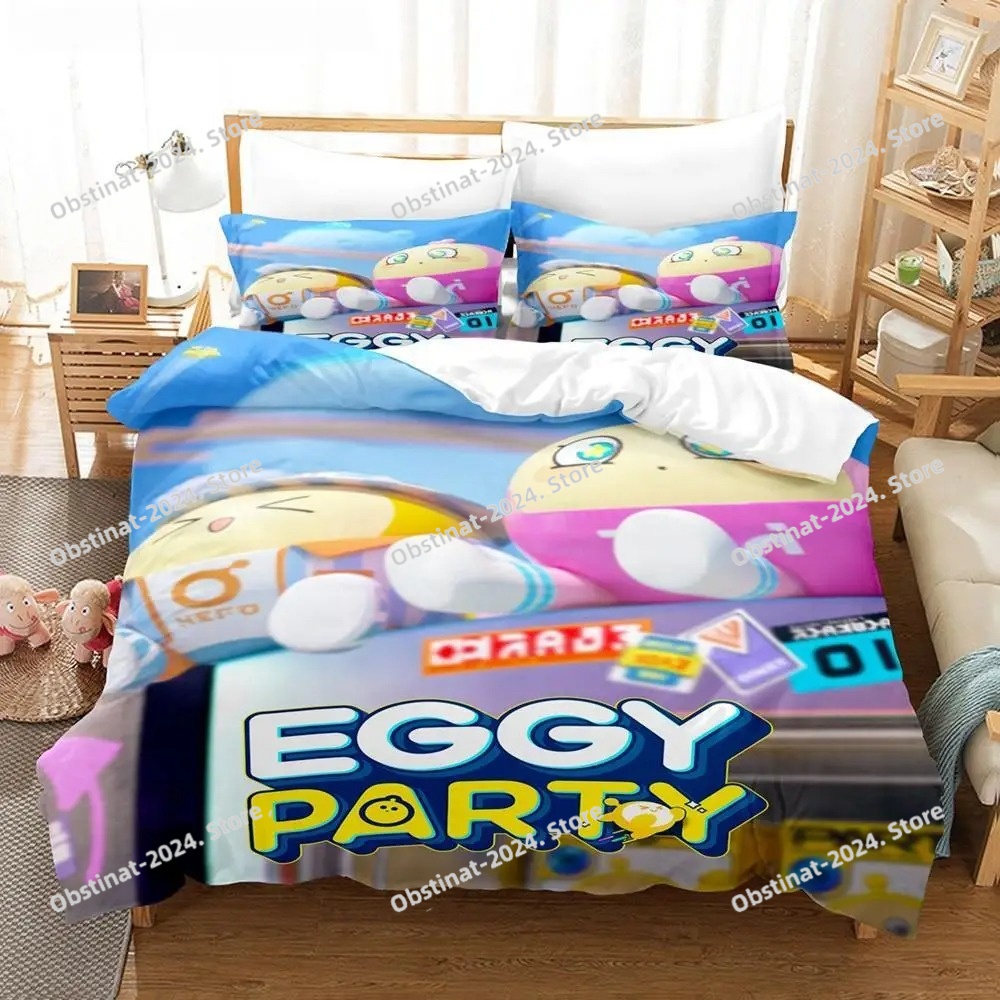 Tessili per la casa Eggy Party - Linen Duvet Cover recensione e prezzo