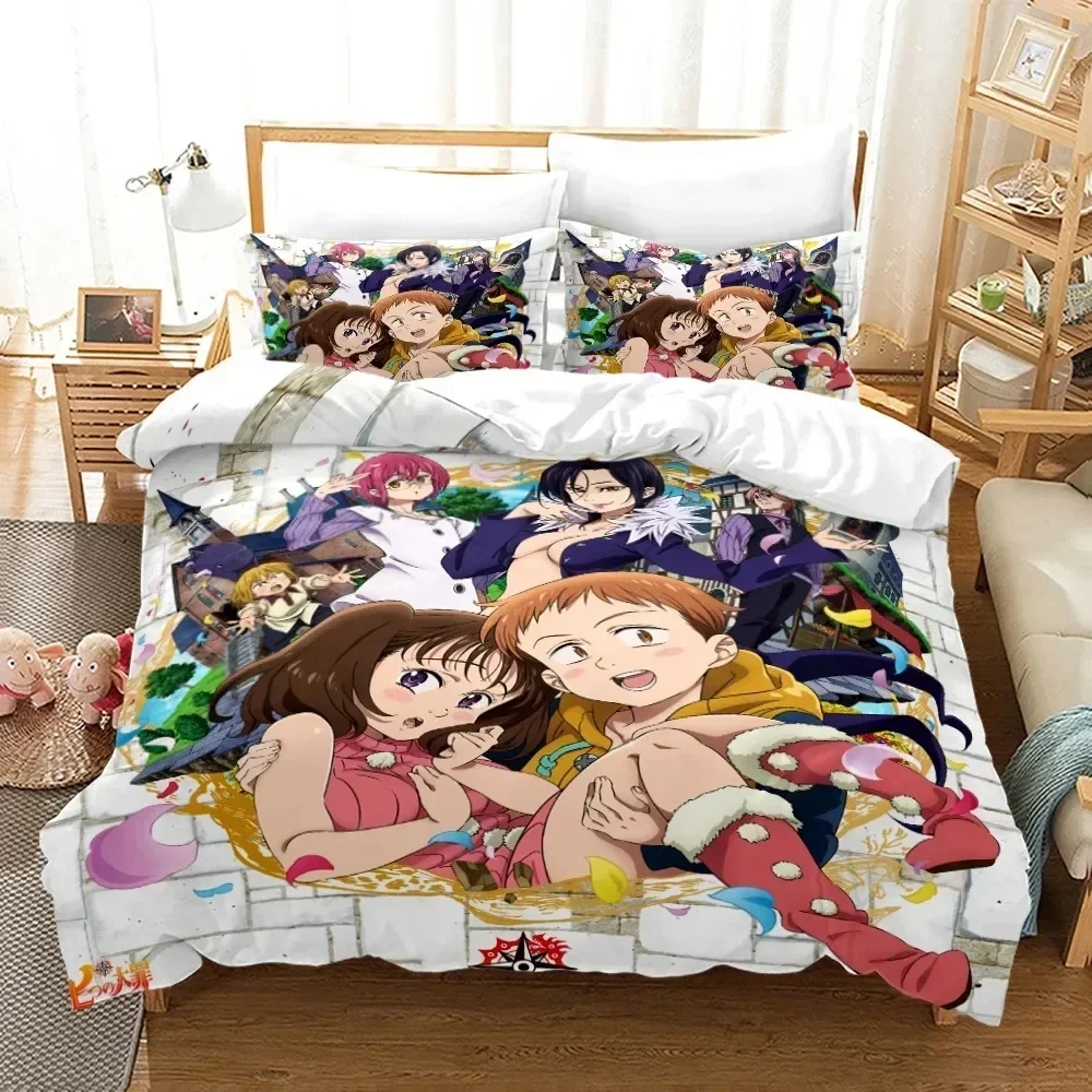 Set Letto Stampato Anime Seven - Linen Duvet Cover recensione e prezzo