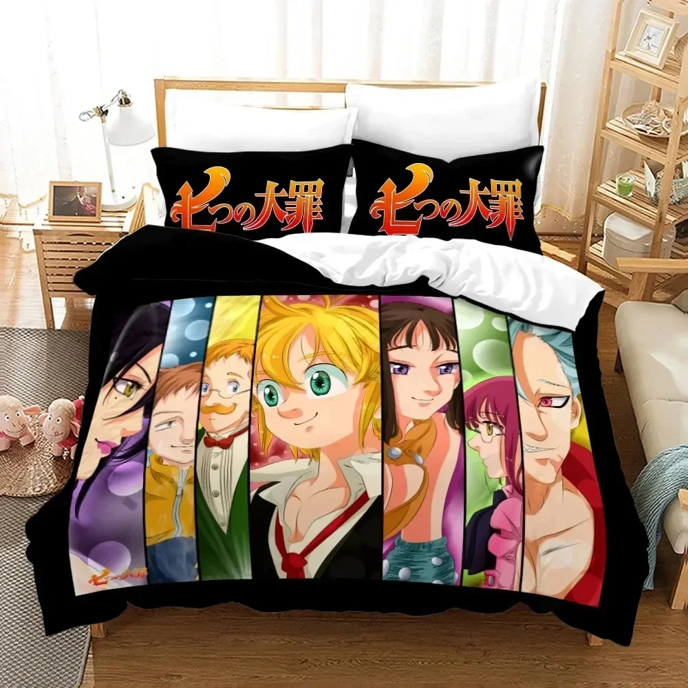 Set Letto Stampato Anime Seven - Linen Duvet Cover recensione e prezzo