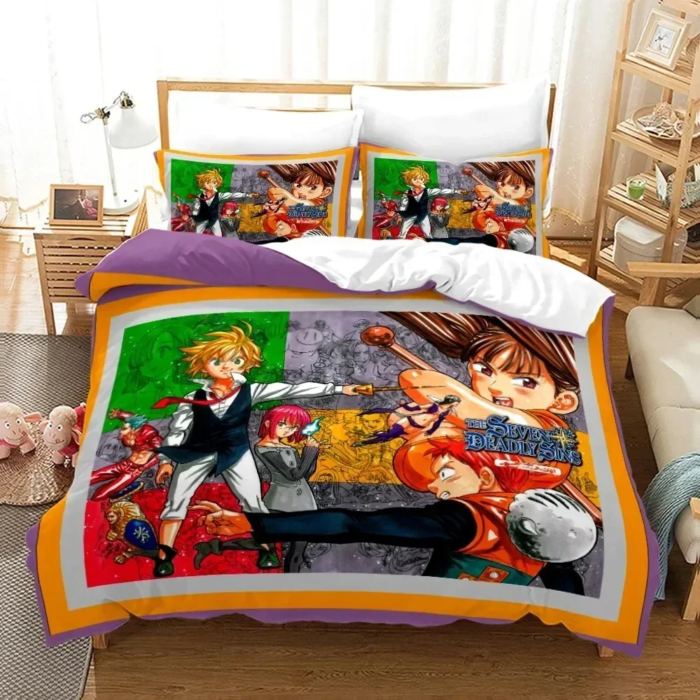 Set Letto Stampato Anime Seven - Linen Duvet Cover recensione e prezzo