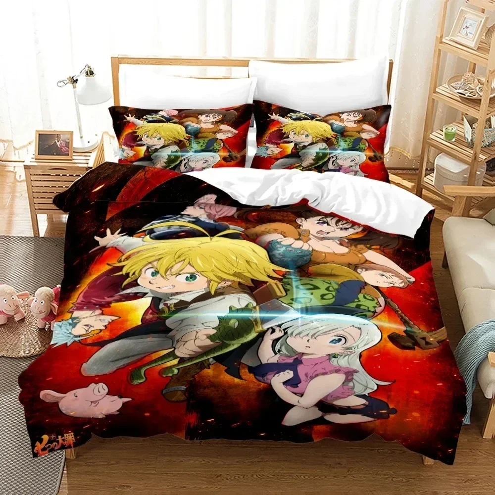 Set Letto Stampato Anime Seven - Linen Duvet Cover recensione e prezzo